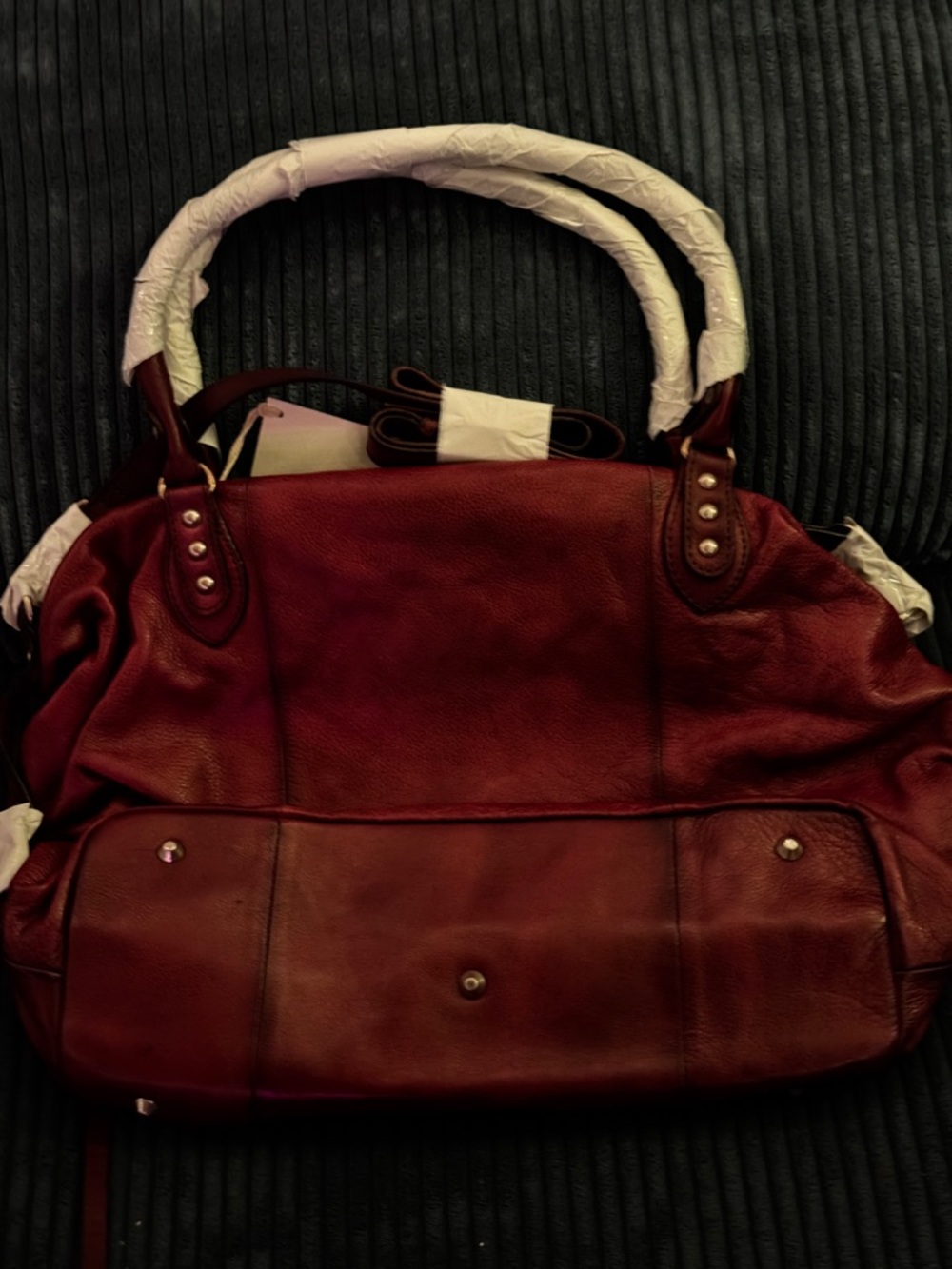 (SOLD) Free People Emerson Tote - Red Rock Color, from the We the People Line. - Picture 9 of 14